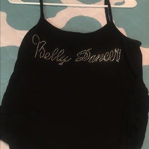 Belly dance T-shirt with rhinestones